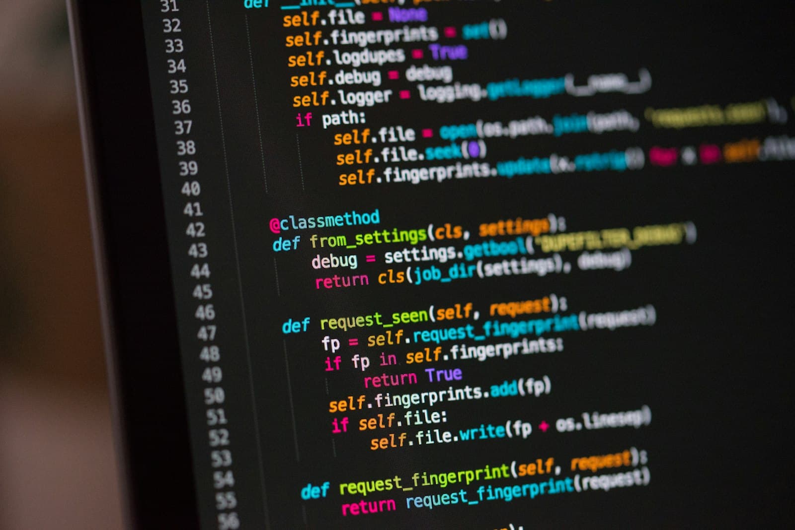 A screen filled with source code — the two interpreter implementations under parity test.